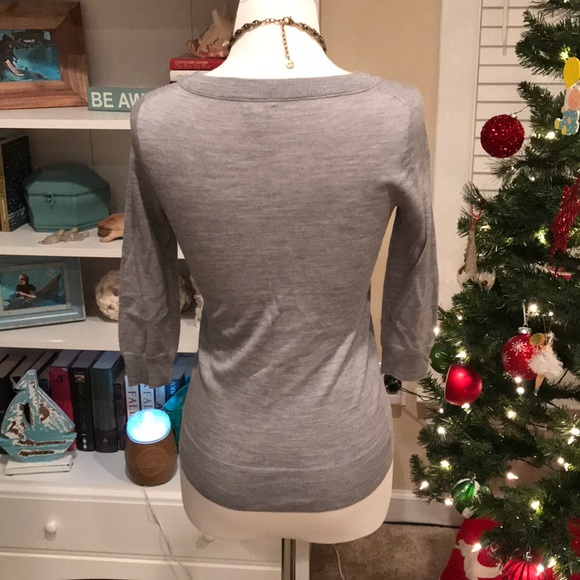 Jcrew grey top - Picture 2 of 3